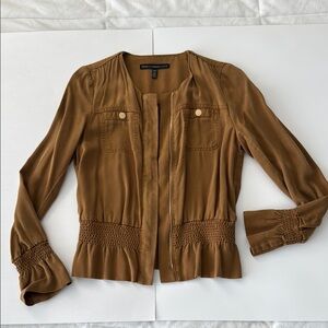 Brown Long Sleeve Jacket